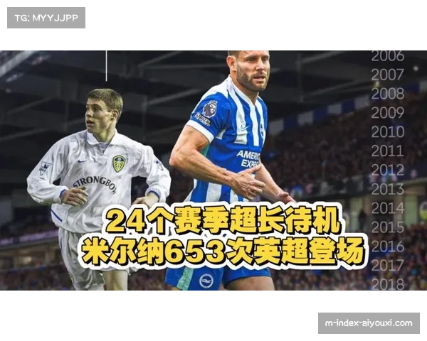 米尔纳追平巴里出场纪录 老将坚守书写职业传奇